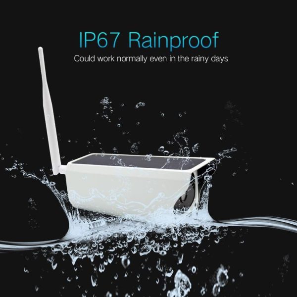 1080P Solar Wifi Battery Camera With Motion Detection & Night Vision - 32Gb Sd Card Support - Image 5