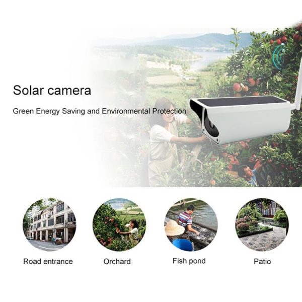 1080P Solar Wifi Battery Camera With Motion Detection & Night Vision - 32Gb Sd Card Support - Image 9