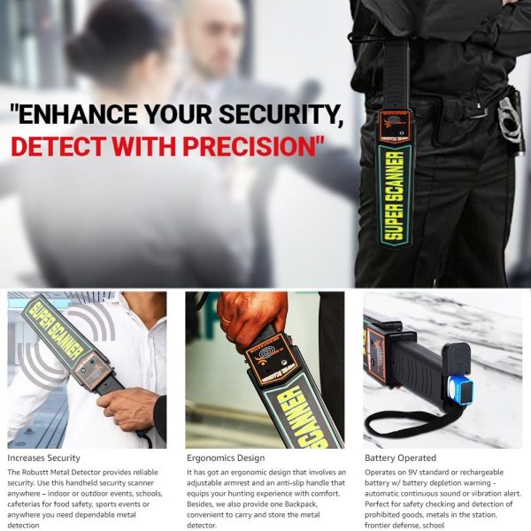 Hand-held Metal Detector - 60mm Detection Distance - Image 10