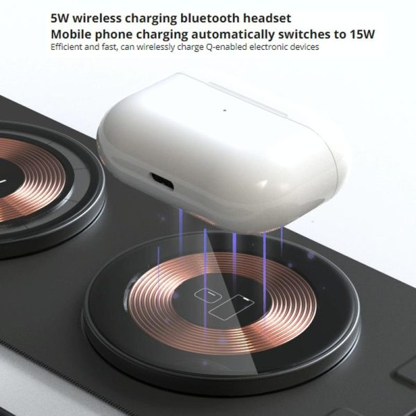 15W 3 In 1 Foldable Wireless Charger - Image 6