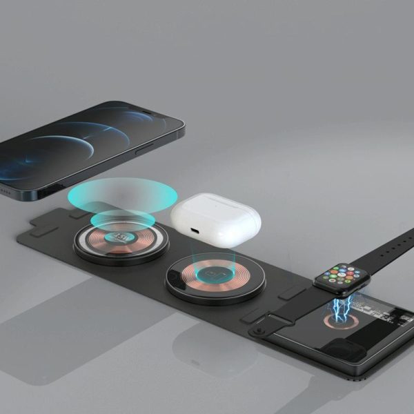 15W 3 In 1 Foldable Wireless Charger - Image 7