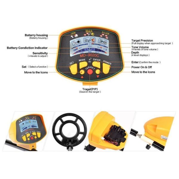 High Sensitivity Lcd Metal Detector - Md9020c - Image 8