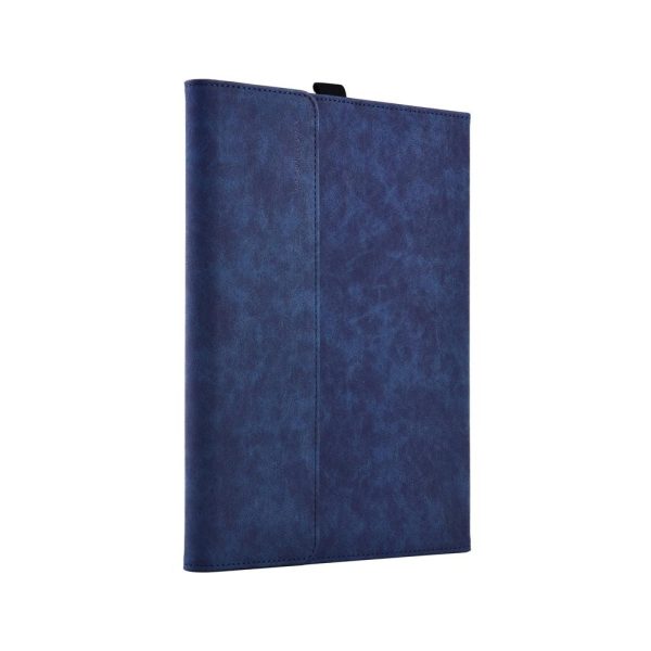 Leather Tablet Case & Power Bag For Microsoft Surface Pro X - 13 Inch Dark Blue - Image 4