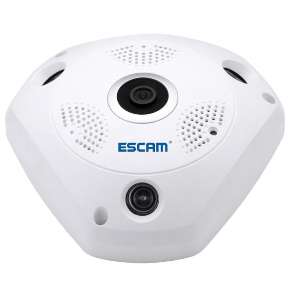360 Degree Fisheye Lens Wifi Ip Camera With Motion Detection & Night Vision - Shark 960P - Image 15