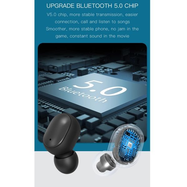 Wireless Bluetooth Earphones with Digital Display & Charging Box - H6 Tws - Image 10