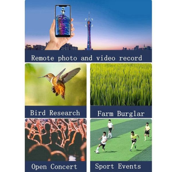 Wireless Motion Detection Monocular With Metal Tripod - 70X Magnification - Image 7