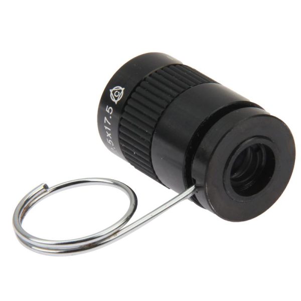 Compact 2.5 X 17.5 Monocular Telescope For Pocket Or Thumb Use - Black - Image 4