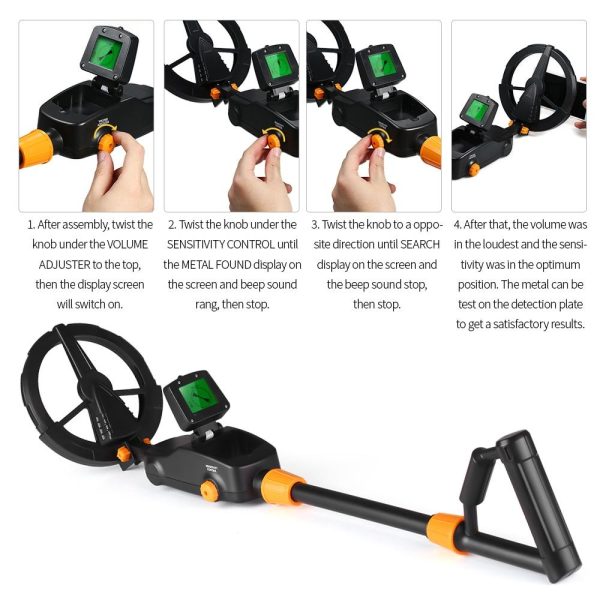 Lcd Screen Children's Metal Detector - 10cm Range - Image 4