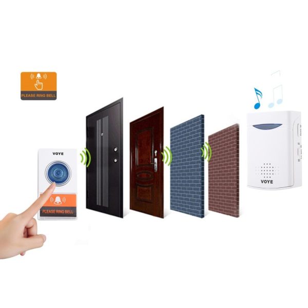 Wireless Doorbell With 38 Sounds And Remote Control - Image 10