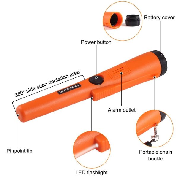 Waterproof Metal Detector with Positioning Rod - Gp-pointer - Image 4