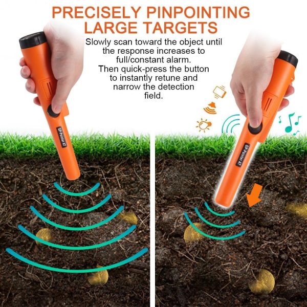 Waterproof Metal Detector with Positioning Rod - Gp-pointer - Image 7