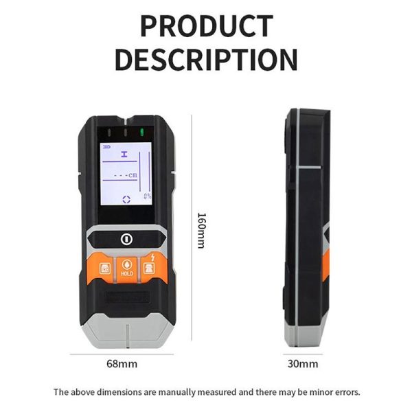 4-in-1 Wall Wiring Wood Metal Detector - Gd216 - Image 4
