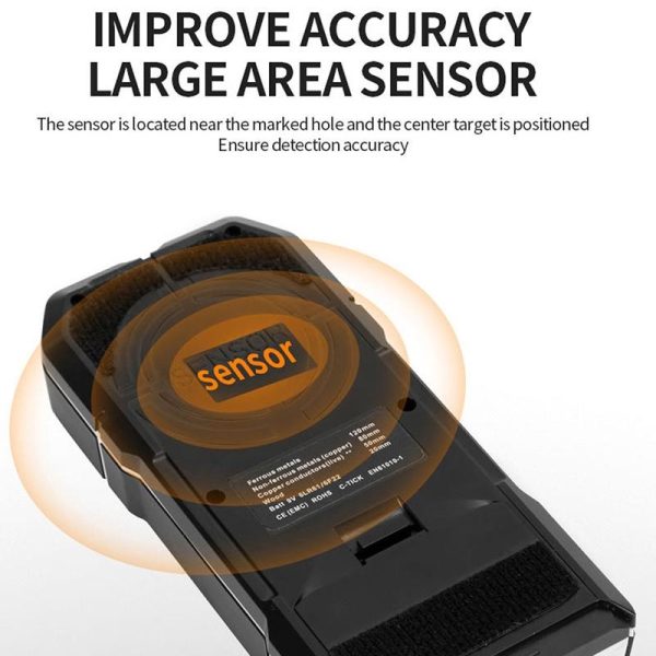 4-in-1 Wall Wiring Wood Metal Detector - Gd216 - Image 6