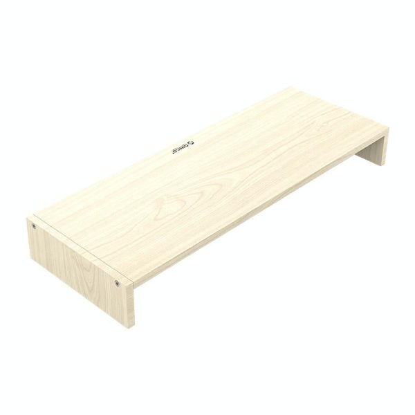 Natural Wood Monitor Stand - Holds Computer Screen - Image 5