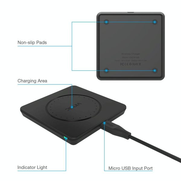 Portable Wireless Charger Pad 5V 1A Qi Standard - Image 8
