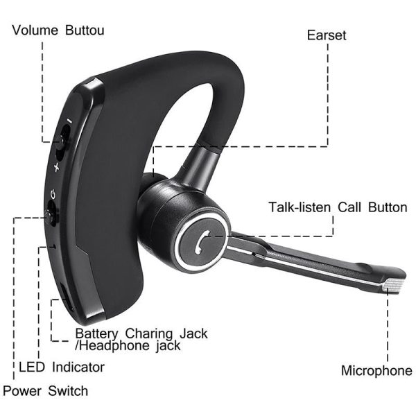 Business & Car use Bluetooth Earphone - Wireless - Image 4