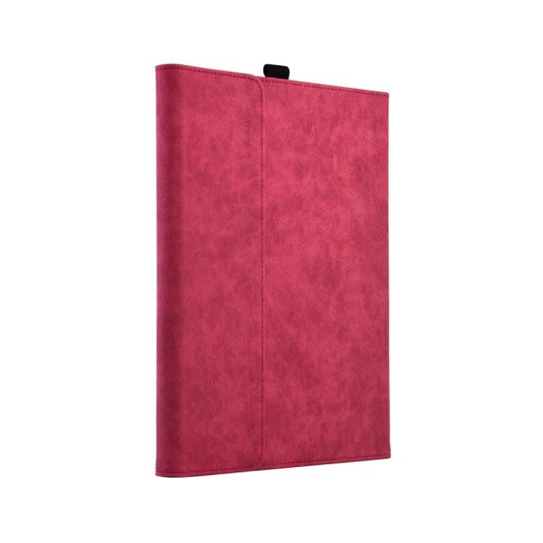 Leather Tablet Case For Microsoft Surface Pro X - Rose Red With Power Bag 13 Inch - Image 4