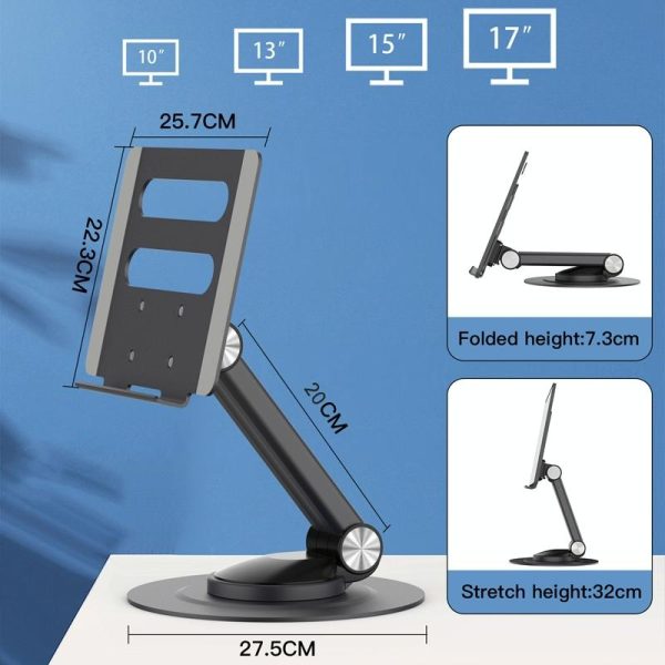 360 Degree Rotating Aluminum Laptop Stand Holder - Image 6