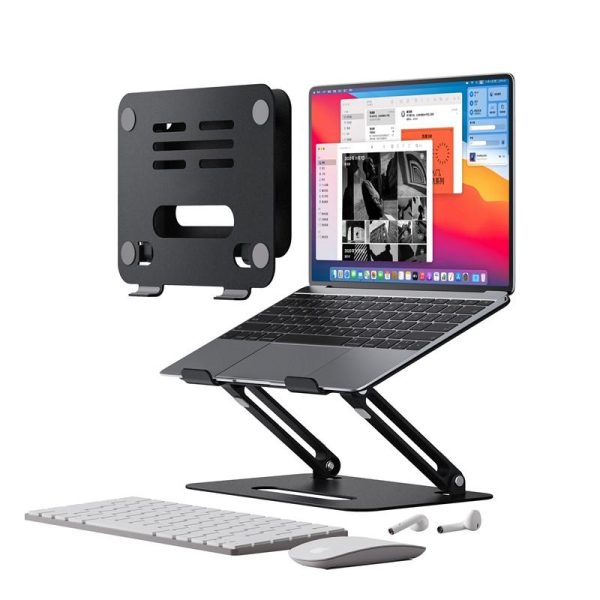 Double-layer Aluminum Alloy Folding Stand for Notebooks and Tablets - Image 3