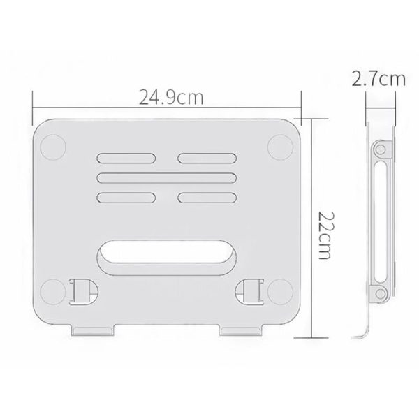 Double-layer Aluminum Alloy Folding Stand for Notebooks and Tablets - Image 6