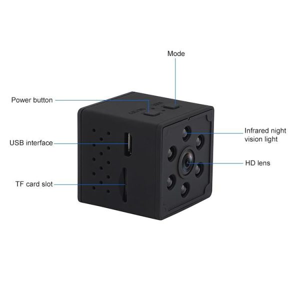 Smart Home Wifi Camera With 1080P Hd Motion Detection Night Vision & Tf Card Support - Image 11
