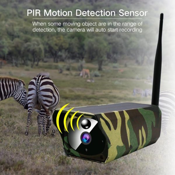 Wireless Solar Ip Camera With 1080P Hd Pir Motion Detection Night Vision And 64Gb Tf Card Support - Image 14