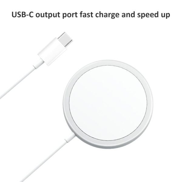 15W Round Magnetic Wireless Charger - Image 4