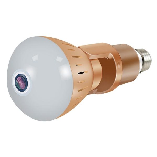 Universal Panoramic Light Bulb Camera - Hd Monitoring - Image 3