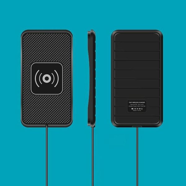 Fast Wireless Car Charger Anti Skid Qi Standard - Image 2
