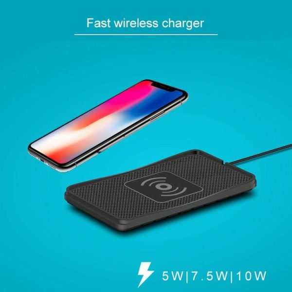 Fast Wireless Car Charger Anti Skid Qi Standard - Image 5