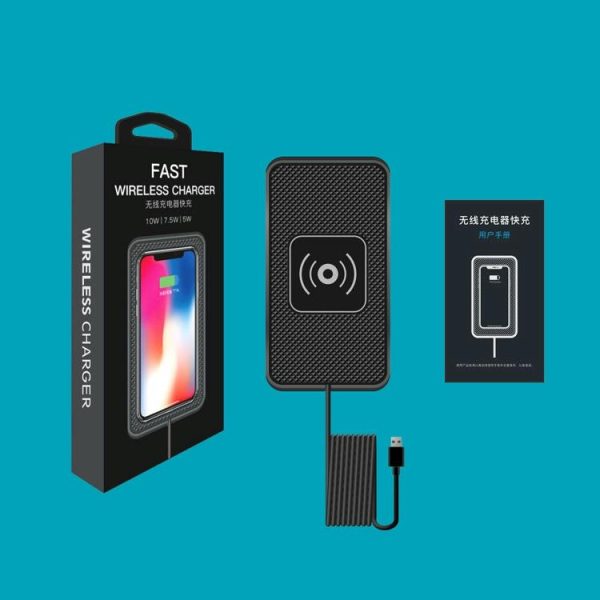 Fast Wireless Car Charger Anti Skid Qi Standard - Image 7
