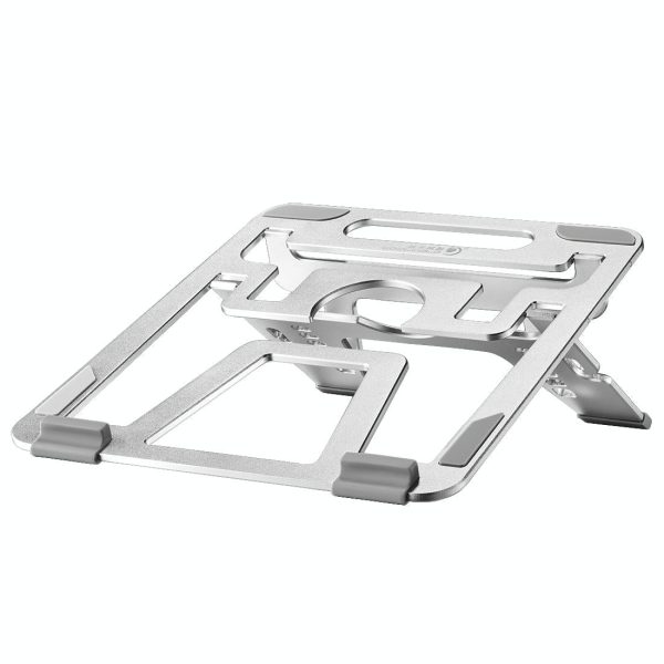 Adjustable Foldable Aluminum Laptop Stand - Portable Double Triangle Design - Image 3