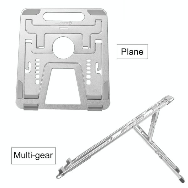 Adjustable Foldable Aluminum Laptop Stand - Portable Double Triangle Design - Image 10