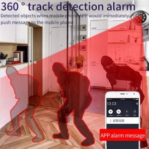 2.0Mp Wifi Light Bulb Camera With Motion Detection And Night Vision - Dual Light Source White - Image 8