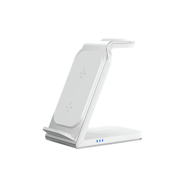 3 In 1 Vertical Metal Wireless Charger - Tarnish - Image 2