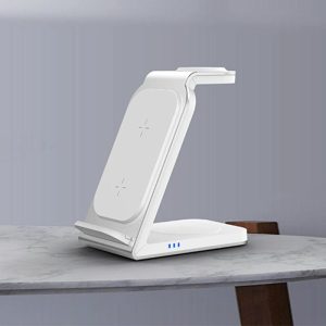 3 In 1 Vertical Metal Wireless Charger - Tarnish - Image 12