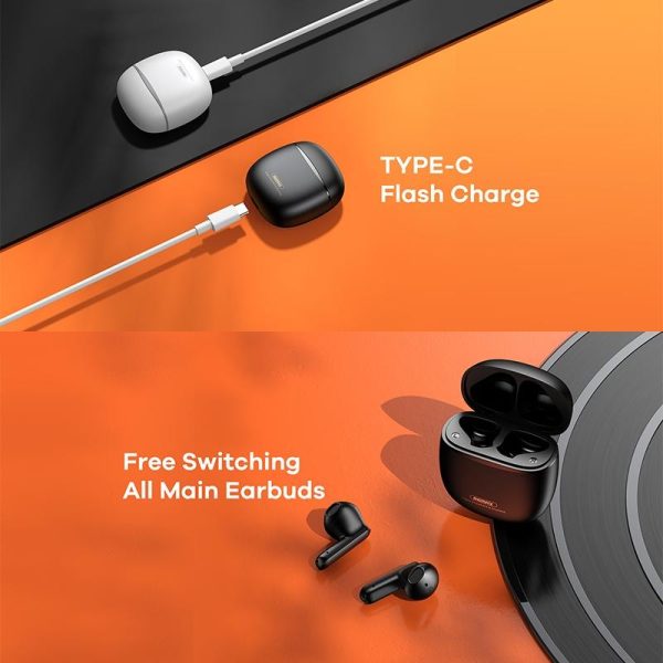 Wireless Stereo Bluetooth Earphones - True Music White - Image 6