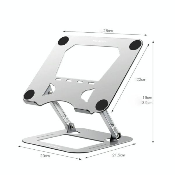 Lenovo Desktop Laptop Stand - Thinkplus Xt10 - Silver - Image 3
