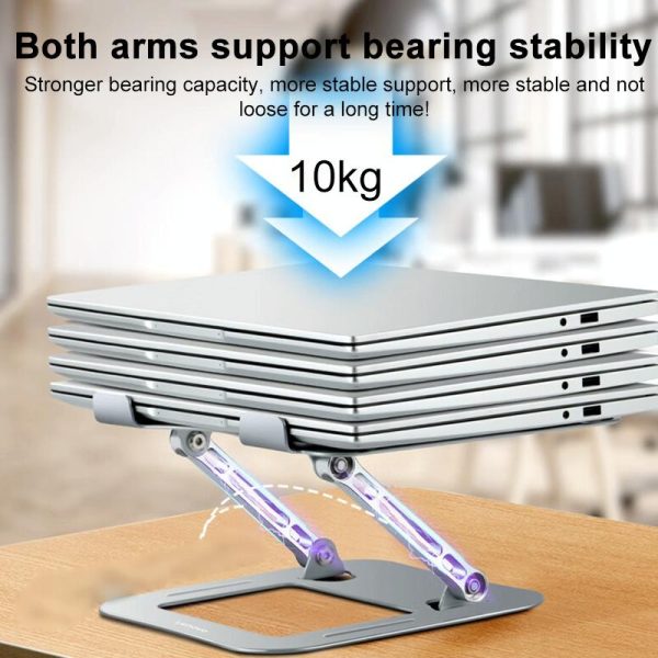 Lenovo Desktop Laptop Stand - Thinkplus Xt10 - Silver - Image 7