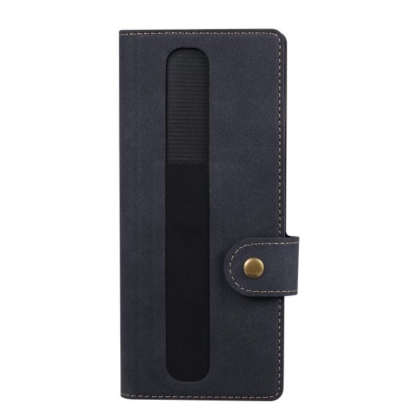 For Samsung Galaxy z Fold4 5G Vili Pr Series Flip Leather Case - Black - Image 2