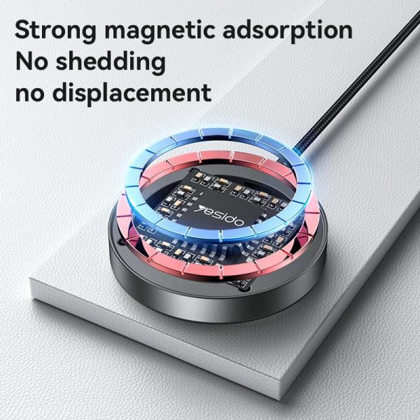 15W Magnetic Wireless Charger With Digital Display 1.2M - Image 6