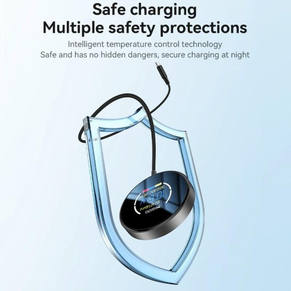 15W Magnetic Wireless Charger With Digital Display 1.2M - Image 9