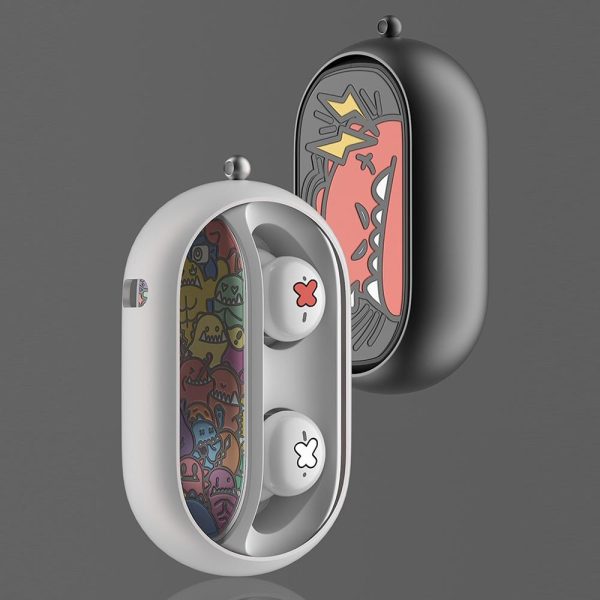 Wireless Anc Bluetooth Gaming Earbuds with Active Noise Reduction - Black - Image 3