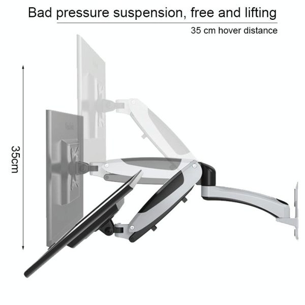 Gas Spring Wall-mounted Monitor Stand - Factory Design - Image 5