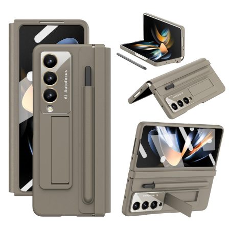 5g Phone Case with Pen Slots - Full Coverage - Light Brown