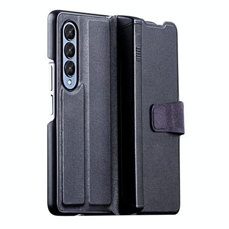 Foldable Magnetic Phone Case with Pen Holder for Samsung Galaxy z Fold 4 - Portable and Practical