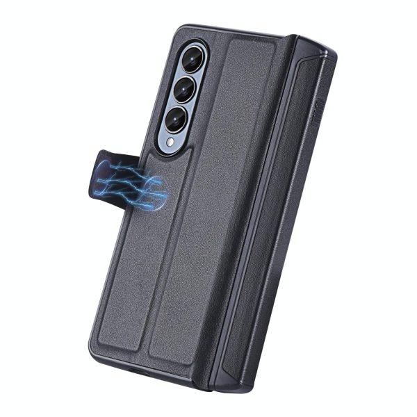 Foldable Magnetic Phone Case with Pen Holder for Samsung Galaxy z Fold 4 - Portable and Practical - Image 4