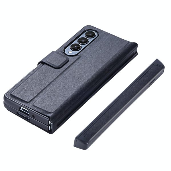 Foldable Magnetic Phone Case with Pen Holder for Samsung Galaxy z Fold 4 - Portable and Practical - Image 5