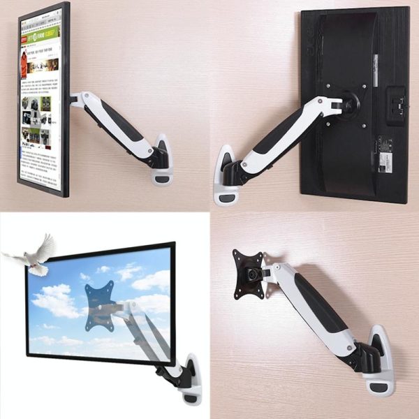 Telescopic Wall-mounted Monitor Stand - Factory Colour - Image 8