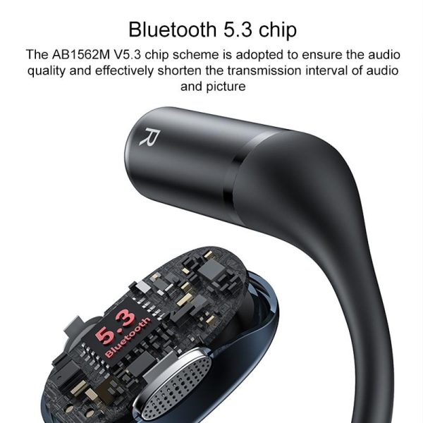Black Open Wireless Bluetooth Earphones - Ysp18 Ows - Image 4